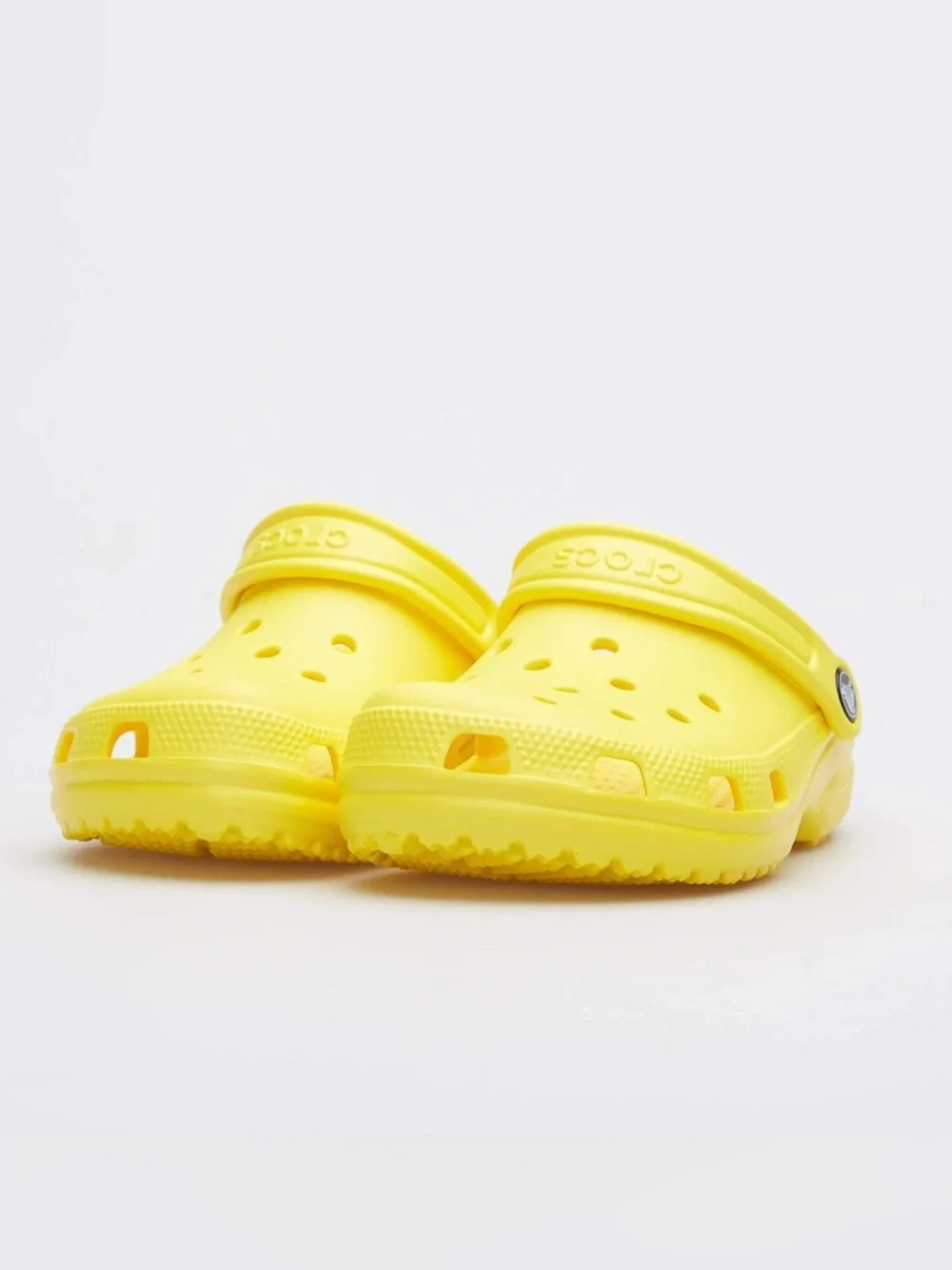 Crocs Kids Classic Clog Lemon Lightweight Heel Strap Shoe Size C7 Water-Friendly